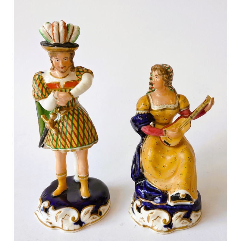 Staffordshire Pottery Richard the third &amp; companion